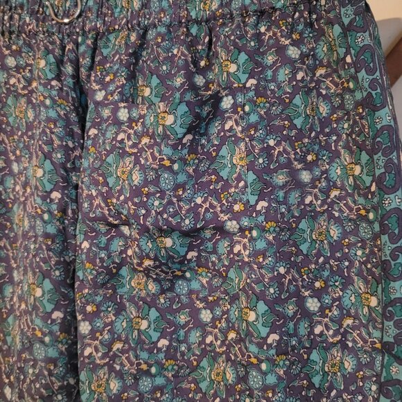 Joie Elastic Waist Drawstring Floral Taper Leg Pants SZ S - Picture 4 of 5